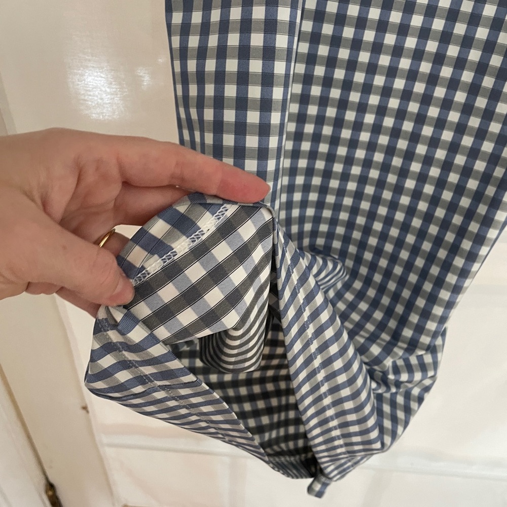Maryam Nassir Zadeh Salma Dress Blue Gingham - Picture 14 of 16